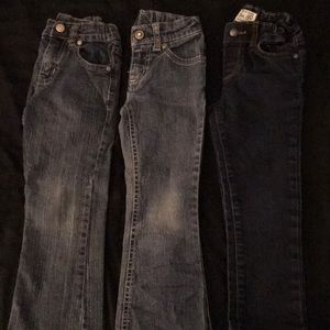 Lot of 3 girls jeans